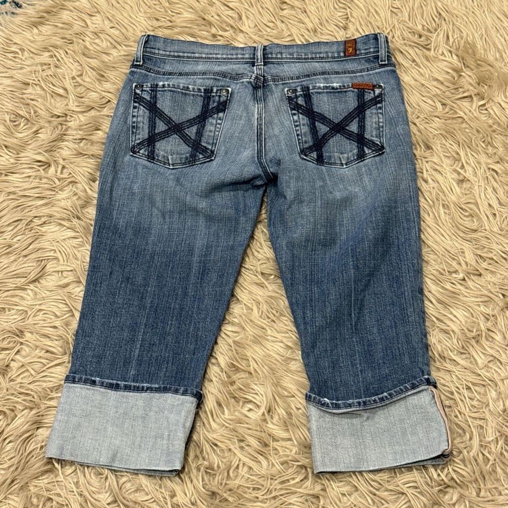 7FAM Mia Capri Jeans size 28